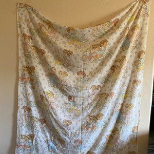 Cabbage Patch Kids Doll Vintage 1983 OAA Inc Twin Size Flat Bed Sheet 66" x 92"